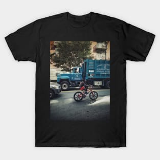 Harlem Biker Kid Manhattan Street New York City T-Shirt